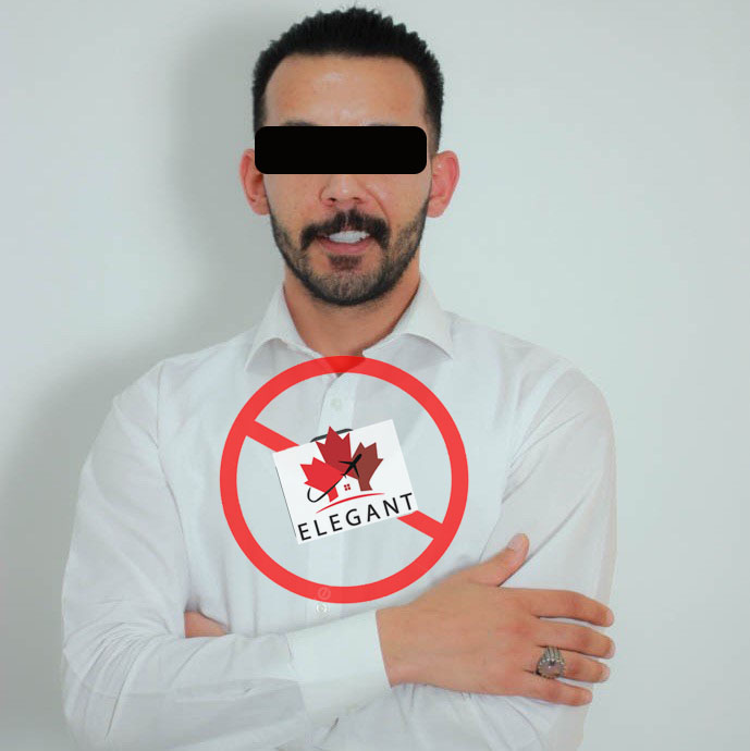 صاحب شركةشركة اليجنت Elegant من أجل التربح الغير مشروع النصابة